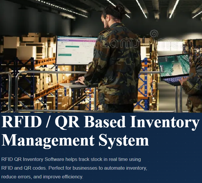 RFID and QR based inventory management solution
